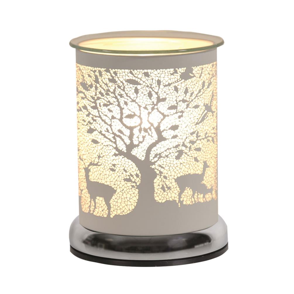 Aroma White Woodland Deer Cylinder Electric Wax Melt Warmer £21.59